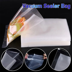 100X Vacuum Sealer Bags Precut Food Storage Saver Heat Seal Cryovac BPA-Free 20x30cm