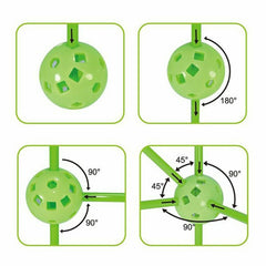 175pcs Kids Construction Fort Building Kit Castles 3D Play House Tent Toy Gift