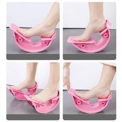 PINK Calf Massage Plantar Foot Rocker Stretch Board Ankle Pedal Stretcher Calf Pain