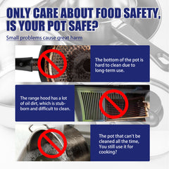 Jue-Fish Stainless Steel Cleaning Cream, Kitchen Decontaminant Pot Rust, Pot Bottom, Stove Top Black Scale Cleaning Cream