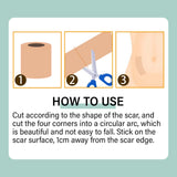 South moon Birthmark Skin Tone Concealer, Cover Body Scars Tattoo Spots Waterproof Color Masking Tape
