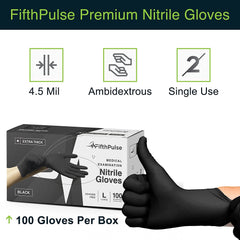 6g Flexible Disposable Nitrile Gloves For Mechanic Work Food Prepa 100pcs M