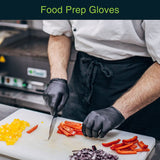 6g Flexible Disposable Nitrile Gloves For Mechanic Work Food Prepa 100pcs M