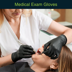 6g Flexible Disposable Nitrile Gloves For Mechanic Work Food Prepa 100pcs M
