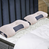 2 pcs Pain Relief Ergonomic Pillow Adjustable Contour Orthopedic Cervical Bed Pillow