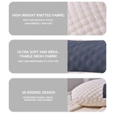 2 pcs Pain Relief Ergonomic Pillow Adjustable Contour Orthopedic Cervical Bed Pillow