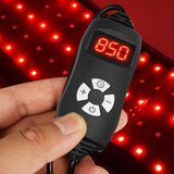 660nm Red & 850nm Near Infrared Light Therapy Heated Wrist Belt Pad Pain Relief