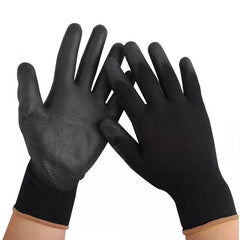24PCS Antistatic Nylon Gloves Work Safety Working Mechanic Gloves Garden Builder