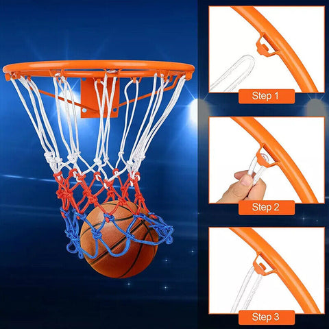 45CM Basketball Ring Hoop Net Wall Mounted Outdoor Hanging Basket ProfessionalAU