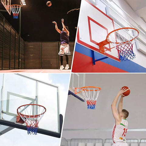 45CM Basketball Ring Hoop Net Wall Mounted Outdoor Hanging Basket ProfessionalAU