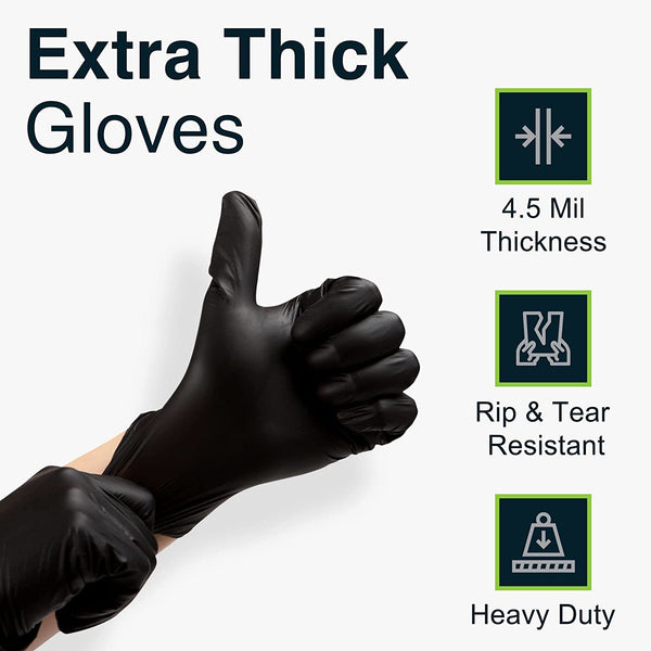 6g Flexible Disposable Nitrile Gloves For Mechanic Work Food Prepa 200pcs XL