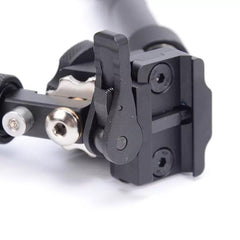 6.5- 9" Foldable QD Picatinny Rail Mount V8 Adjustable Bipod