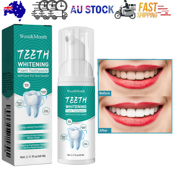 Foam Toothpaste Breath Freshening Whitening Toothpaste Tooth Anti-Moth Mouth Cleaning Tooth Stains And Gum Care