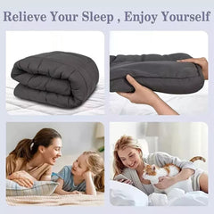 5CM Bedding Luxury Pillowtop Mattress Topper Mat Pad Antibacterial and dust mite-resistant Queen:153*203cm