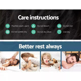5CM Bedding Luxury Pillowtop Mattress Topper Mat Pad Antibacterial and dust mite-resistant Queen:153*203cm