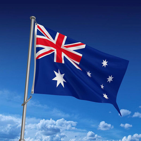2 Pack Australian Aussie Flag Australia Anzac Day Oz AU 2x3ft 60x90cm Polyester