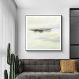 Wall Art 90cmx90cm Atmospheric Edge Black Frame Canvas