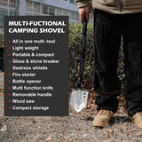 X-BULL Folding Shovel Outdoor Camping Survival Tools Multifunction Military