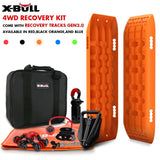 X-BULL Winch Recovery Kit Snatch Strap Off Road 4WD Mounting Pins Recovery Tracks Boards Gen 2.0