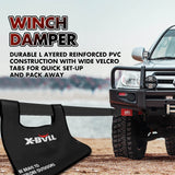 X-BULL Snatch Strap Soft Shackles Kinetic Recovery Rope Folding Shovel Survival