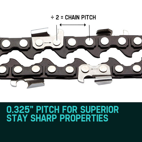 2 X 18 Baumr-AG Chainsaw Chain 18in Bar Replacement Suits SX45 45CC Saws