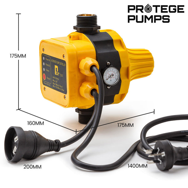 PROTEGE Automatic Water Pump Controller Pressure Electric Electronic Switch