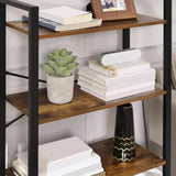 EKKIO 4-Tiers Metal Wood Display Shelf