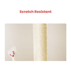 Floofi 138cm 5 Layer Plush Cat Condo Cat Tree Dark Grey