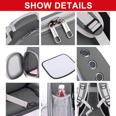 Floofi Space Capsule Backpack - Model 1 (Grey)