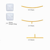 GOMINIMO 1.8 M Round Balloon Arch Kit(Gold)