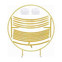 GOMINIMO 2.2 M Round Balloon Arch Kit(Gold)
