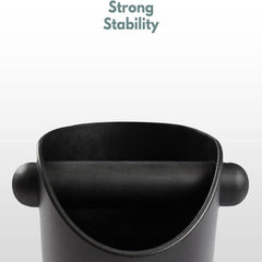 GOMINIMO Coffee Knock Box With Removable Knock Bar Black 11cm