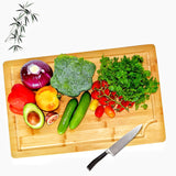 GOMINIMO 3 Pieces Bamboo Chopping Board with Stand (3 sizes)