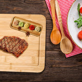 GOMINIMO 3 Pieces Bamboo Chopping Board with Stand (3 sizes)