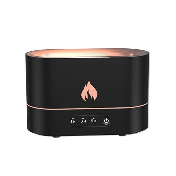 GOMINIMO Flame Humidifier Fire 250ml Black