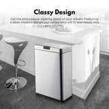 MIRAKLASS Sensor Bin 70L Wide Silver Square
