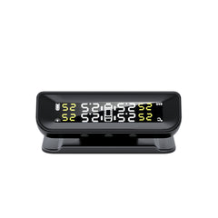 RYNOMATE Tire Pressure Monitoring System (External Solar Power Stick on Windshield 4 Sensor)