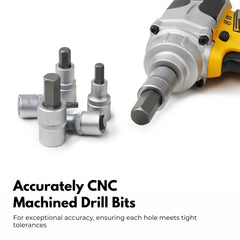 RYNOMATE Hex Bit Socket Set with 1/4" 3/8" 1/2" Allen Key Adapter 34pc