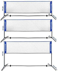 SONGMICS 5m Portable Tennis Badminton Net Blue