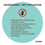 100g Boric Acid Powder High Purity Fully Soluble Granule Pest Ant Cockroaches