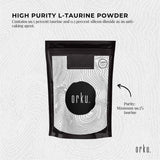 Orku 400g Taurine Powder - High Purity L-Taurine Amino Acid Ingredient