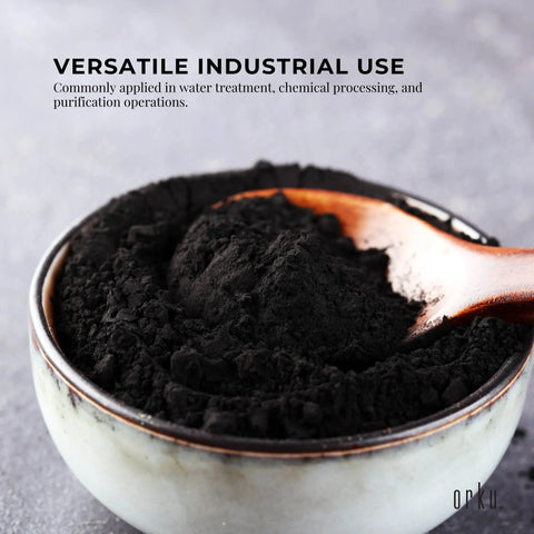 Orku 10g Activated Carbon Powder Coconut Charcoal - Water Filtration