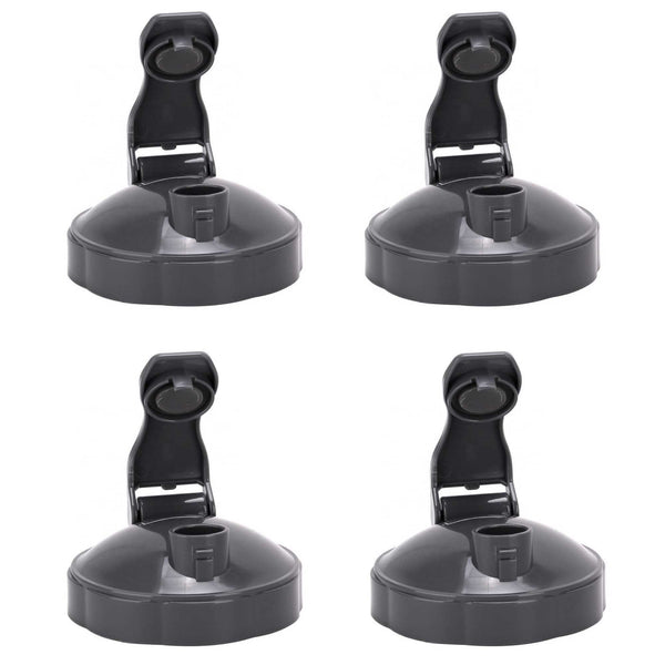 4x For Nutribullet Flip Top Fliptop Fresh Lid - Most 600 and 900 Model Nutri Cups