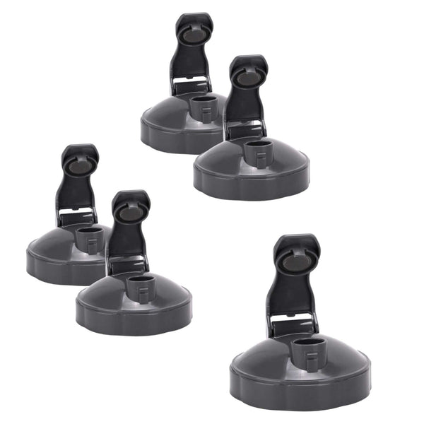 5x Fliptop Lid For Nutribullet Flip Top Fresh - 600 and 900 Model Nutri Cups