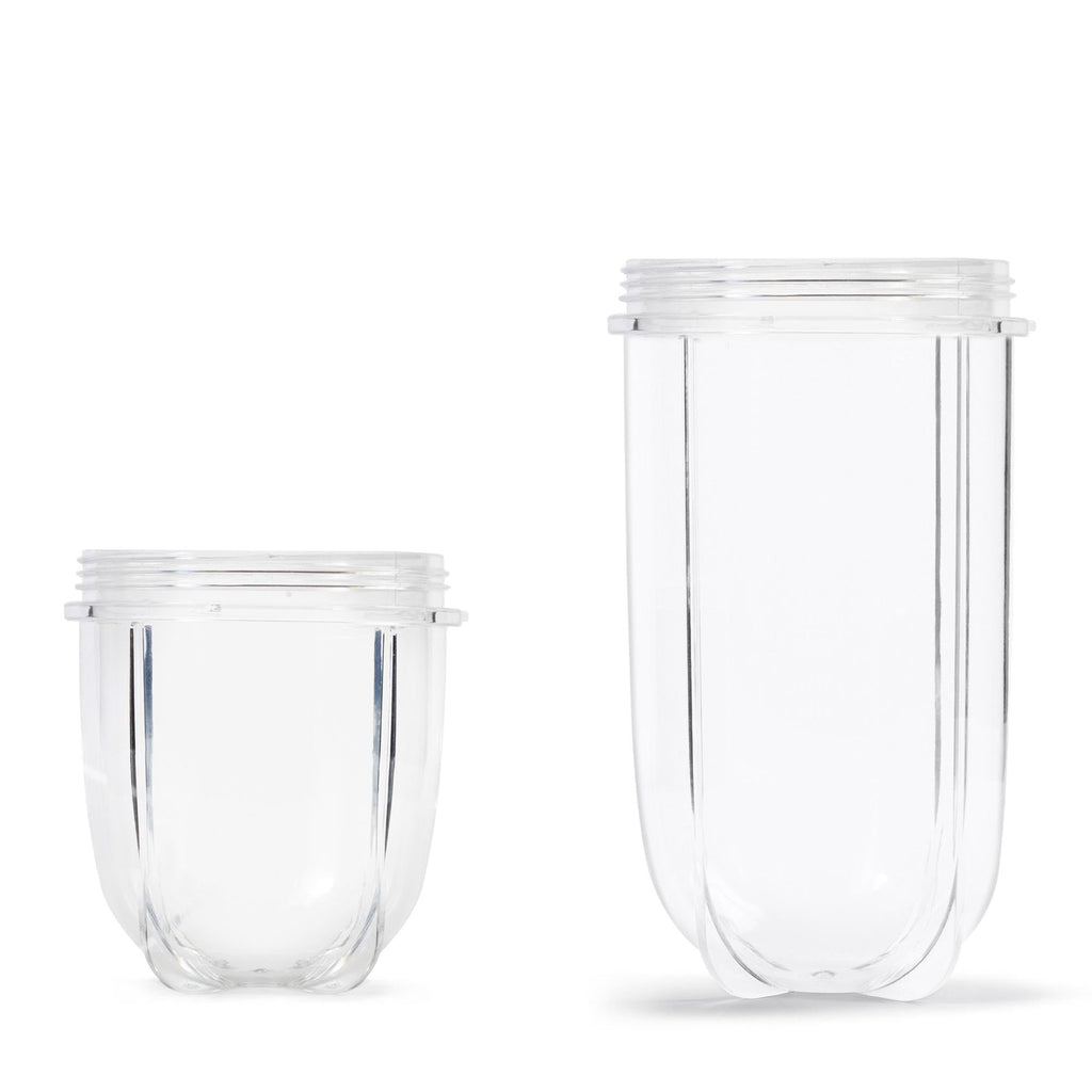 500ml Tall Cup  + Short Cup Replacement Compatible with Magic Bullet Cross Blade