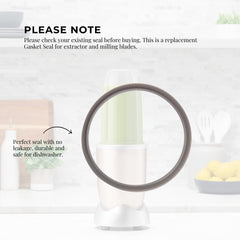 For Nutribullet Short Cup + Handheld Lip Ring + Grey Seal 900 and 600 Models