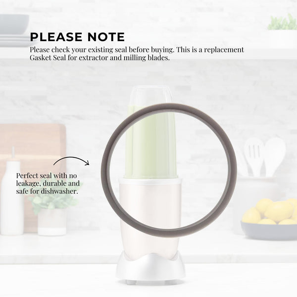 3x For Nutribullet Gasket Seals Grey Ring For 900W - Most 600W 1200W Blade