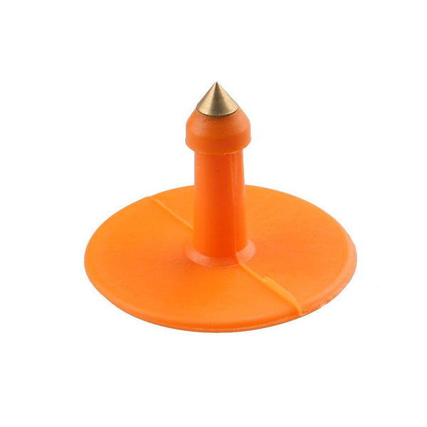 100x Cattle Ear Tags 5x2cm Set - Mini Orange Blank Pig Goat Livestock Label