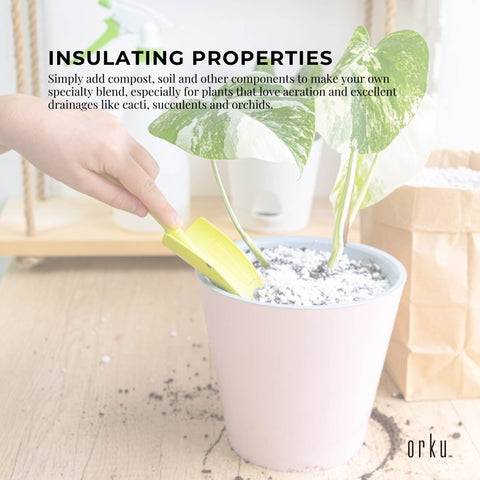 Orku 50L Coarse Perlite Soil Additive for Drainage and Aeration - Growing Medium
