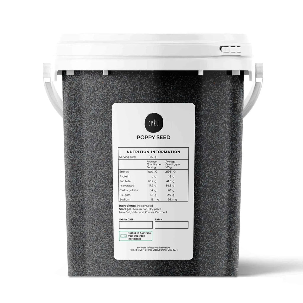 Orku 800g Poppy Seeds Unwashed Bucket Papaver Somniferum For Baking Decorating